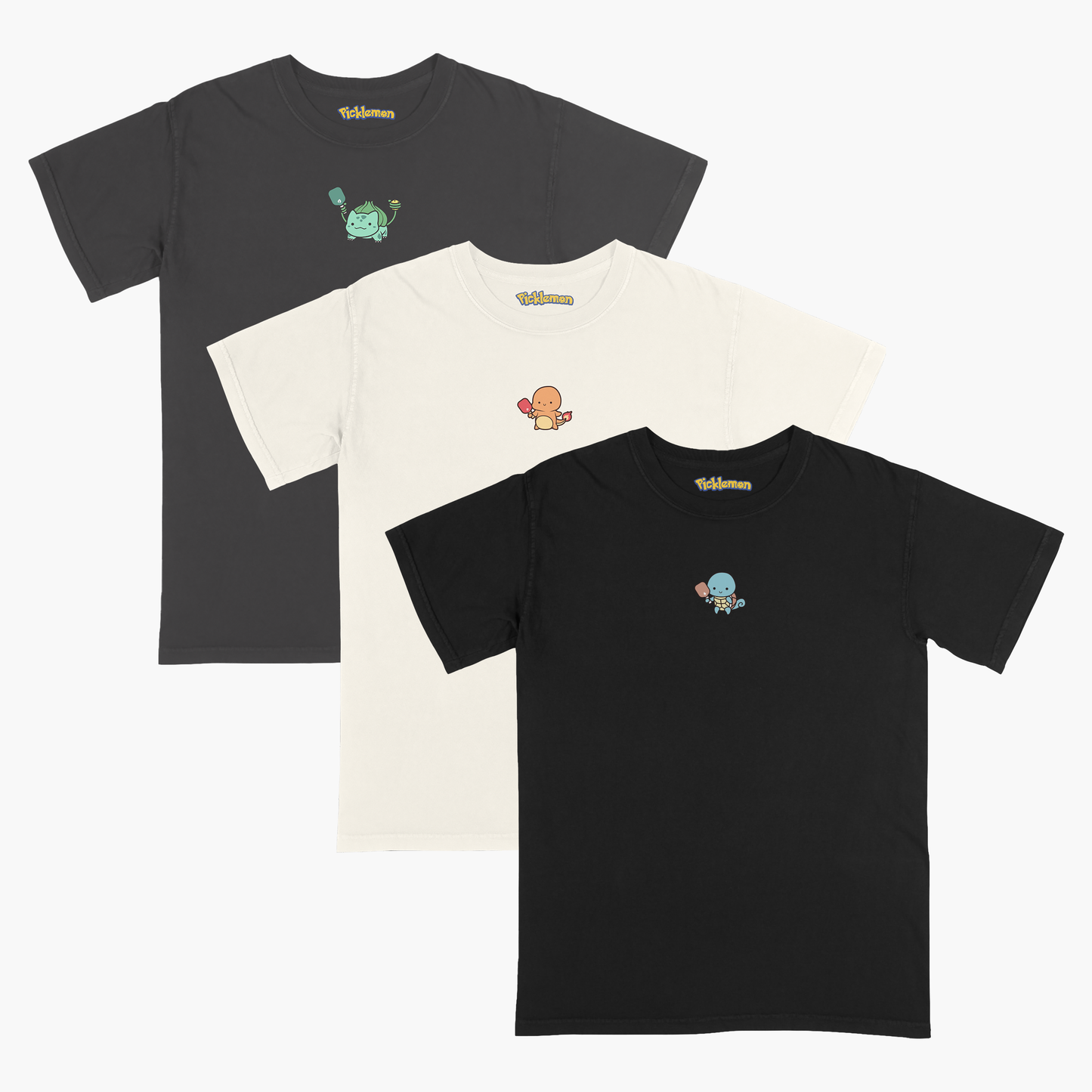 Kanto Starters 3-Pack Comfort Tees (PRE-ORDER)