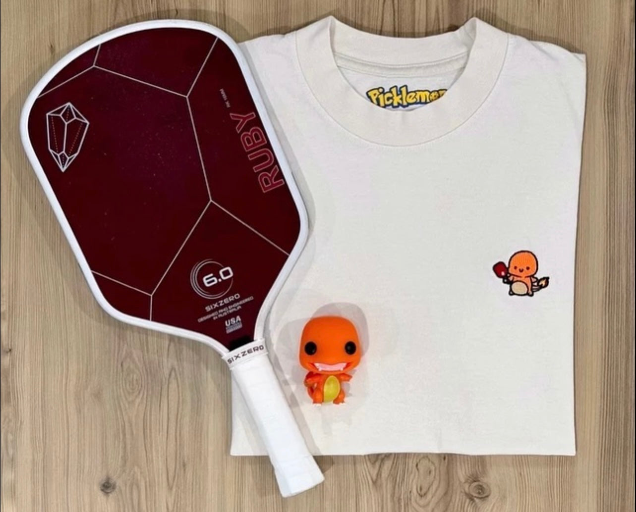 Charmander Embroidered Tee