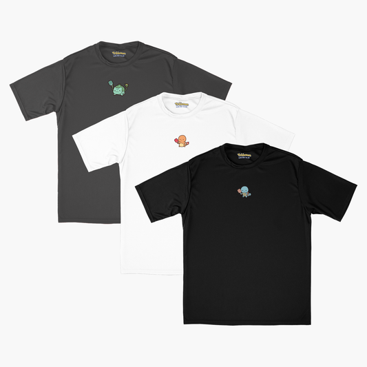 Kanto Starters 3-Pack Athletic Tees (PRE-ORDER)